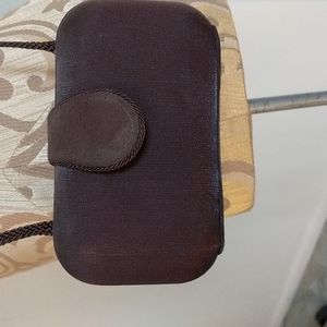 Dark Brown Dress Bag. Can Use With or Without Strap